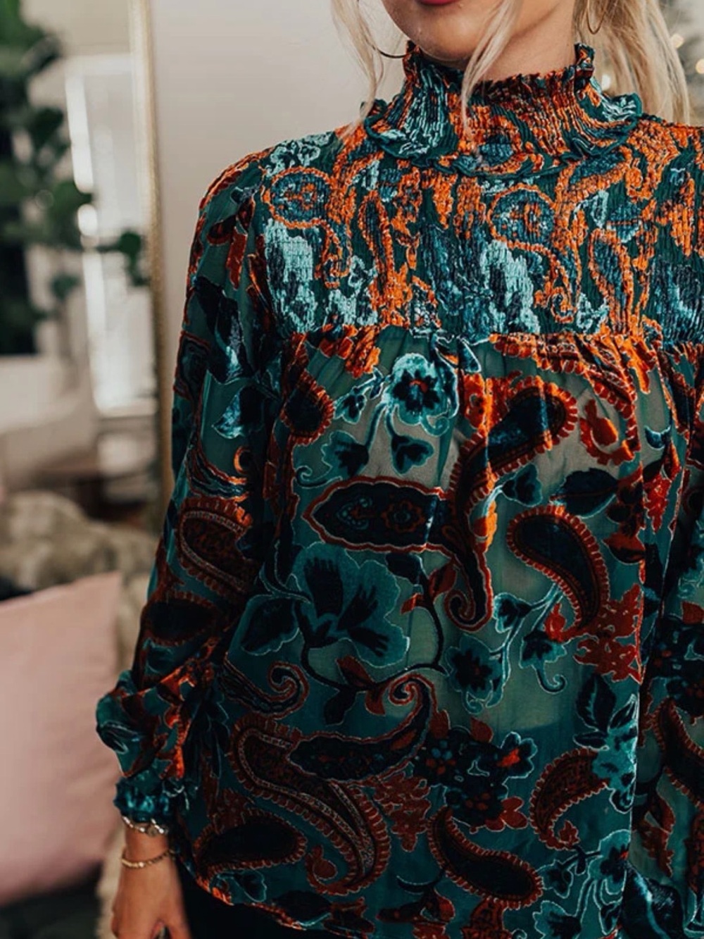 THML Paisley Blouse